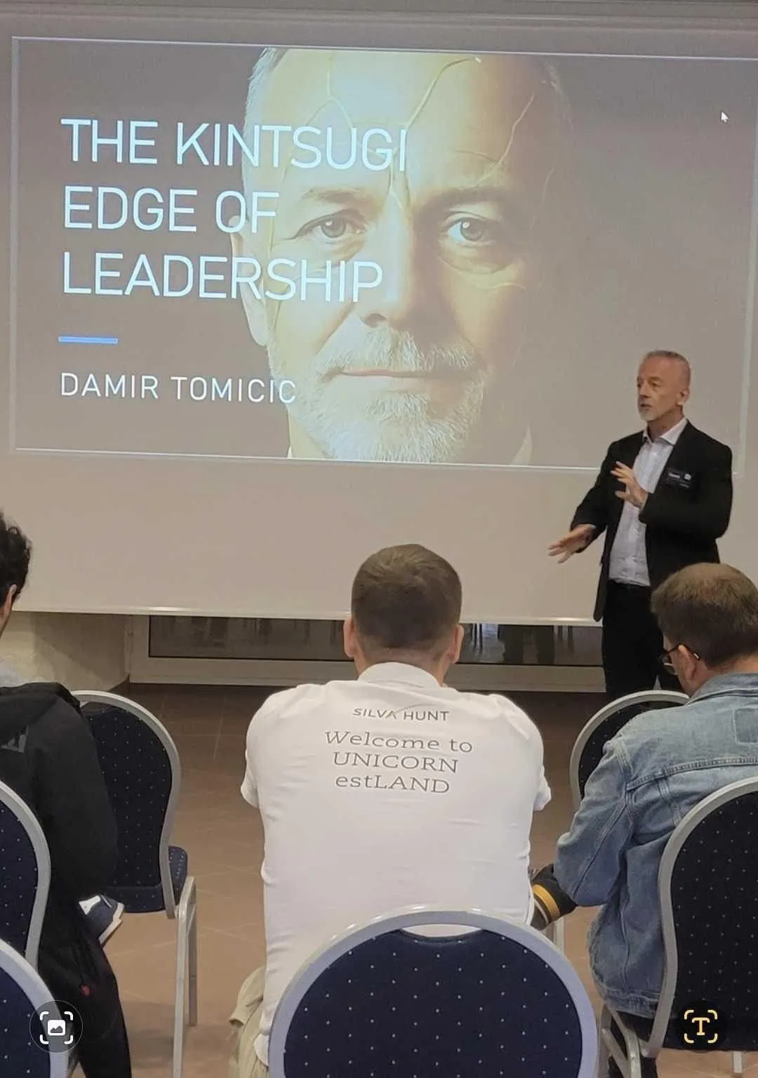 Damir Tomicic opening keynote at Mastermind Summit in Tallinn