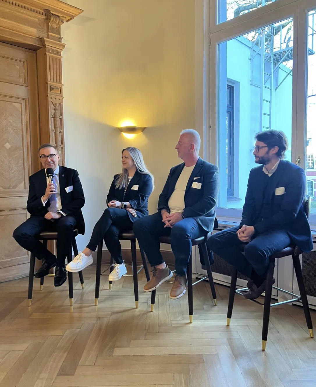 Damir Tomicic panel discussion at DEEPTECH Campus 2025 in Hamburg