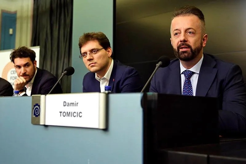Damir Tomicic at the European Commission in Brussels