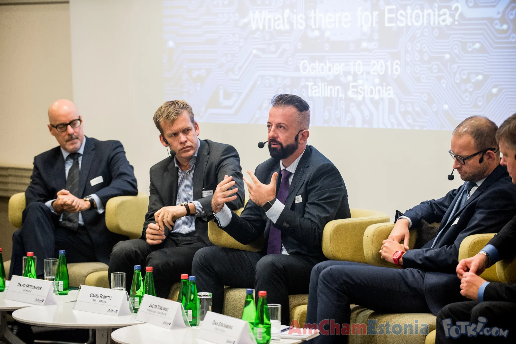 Damir Tomicic panel discussion with Google and Facebook at Digital Single Market Summit in Tallinn