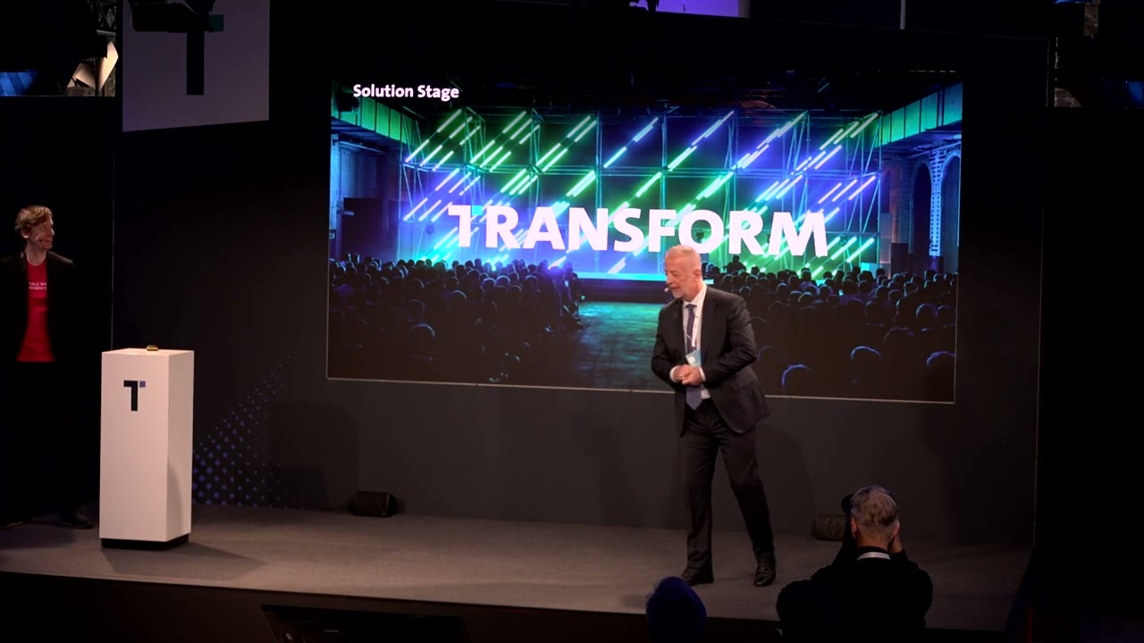 Damir Tomicic keynote at TRANSFORM 2026 in Berlin